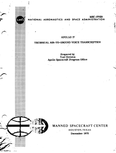 The cover page of the 2500 page technical air-to-ground mission autio transcript